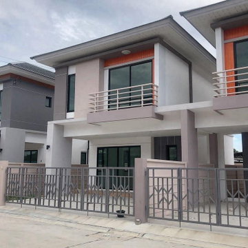 Urgent sale! Detached house in Phuri Village, prime location in Chonburi city center.