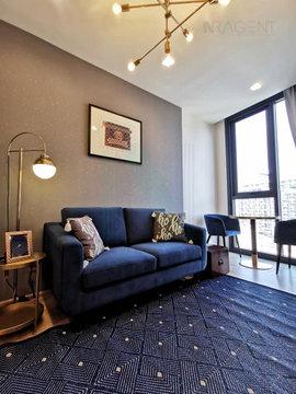 For Rent Condo THE LINE PHAHON - PRADIPAT Building 1, Floor 14,1 bed room, Room size 34.00 sqm