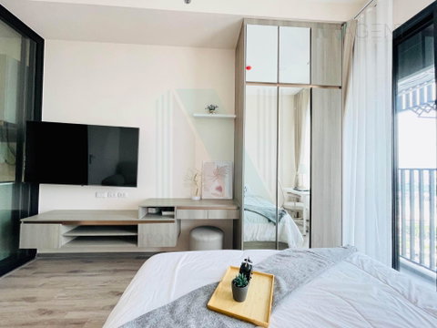 🔺 For Rent Condo KNIGHTSBRIDGE PRIME ONNUT Building 1, Floor 27,Studio, Room size 25 sqm