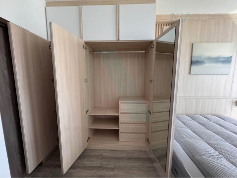 🚩 For Rent Condo IDEO MOBI SUKHUMVIT 66 Building 1, Floor 21,1 bed room, Room size 35 sqm