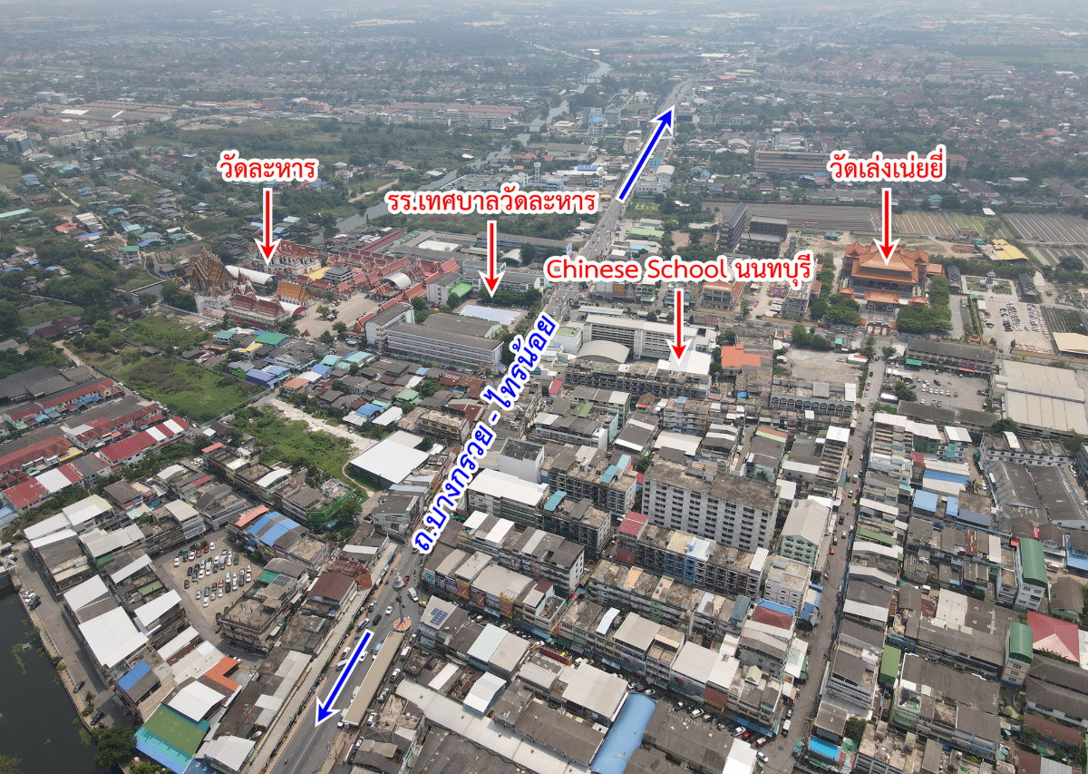 รูป ขายอาคารพาณิชย์ ถนนชัยพฤกษ์ ใกล้วัดเล่งเน่ยยี่ บางบัวทอง นนทบุรี - รูปที่ 23/23