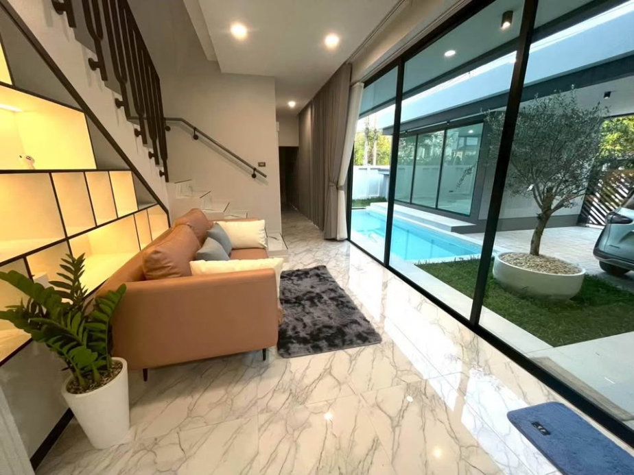 รูป Pool Villa2ชั้นในโครงการ ทำเลใกล้กาดฝรั่ง  #หางดง  - ราคา 60,000/เดือน   #AHD-V0104 - รูปที่ 5/24