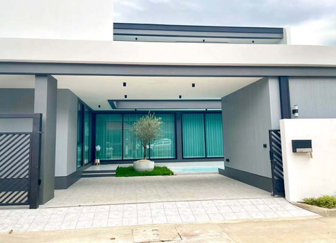Pool Villa2ชั้นในโครงการ ทำเลใกล้กาดฝรั่ง  #หางดง  - ราคา 60,000/เดือน   #AHD-V0104