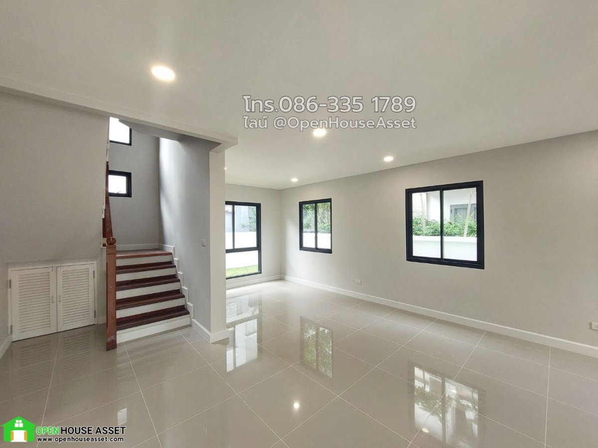 รูป ขายบ้านเดี่ยวเนเบอร์โฮม สุขาภิบาล 5 - รีโนเวทพร้อมอยู่ สไตล์มินิมอลโมเดิร์น คุ้มที่สุด ทำเลดี ขายบ้านเดี่ยวใกล้ทางด่วนรามอินทรา เดินทางสะดวกสบาย  - รูปที่ 9/15