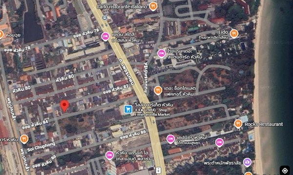 รูป ขาย ที่ดินพร้อมห้องแถวชั้นเดียว 8 หลัง 0-1-76.8 ไร่ อ.หัวหิน จ.ประจวบฯ - รูปที่ 5/7