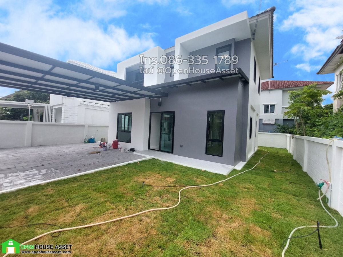 รูป ขายบ้านเดี่ยวเนเบอร์โฮม สุขาภิบาล 5 - รีโนเวทพร้อมอยู่ สไตล์มินิมอลโมเดิร์น คุ้มที่สุด ทำเลดี ขายบ้านเดี่ยวใกล้ทางด่วนรามอินทรา เดินทางสะดวกสบาย  - รูปที่ 5/15