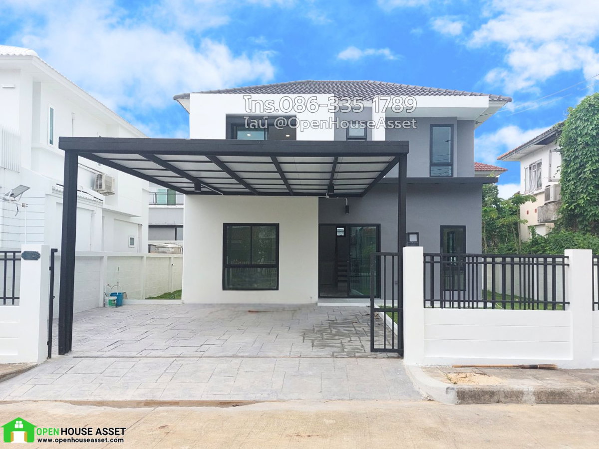 ขายบ้านเดี่ยวเนเบอร์โฮม สุขาภิบาล 5 - รีโนเวทพร้อมอยู่ สไตล์มินิมอลโมเดิร์น คุ้มที่สุด ทำเลดี ขายบ้านเดี่ยวใกล้ทางด่วนรามอินทรา เดินทางสะดวกสบาย 