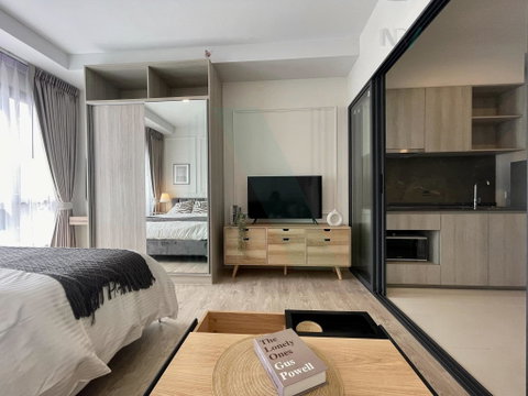 🚩Best room!🚩 ให้เช่าคอนโด เดอะทรี พัฒนาการ - เอกมัย อาคาร 1 ชั้น 17 สตูดิโอ ขนาด 27.00 ตรม ใกล้ ทางด่วนรามอินทรา-อาจณรงค์