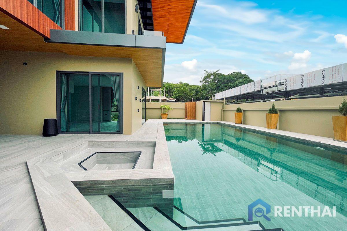 รูป บ้านที่ผสานการออกแบบอันหรูหรา พื้นที่ใช้สอยขนาดใหญ่ และความสะดวกสบายในการอยู่อาศัยไ - รูปที่ 22/25