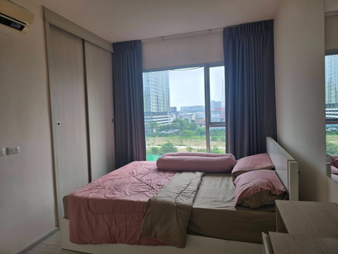 แอสปาย รัตนาธิเบศร์ 2 1B1B ชั้น 5 ขนาด 30 ตร.ม. เช่า 8,000 บาท/เดือน พร้อมเข้าอยู่