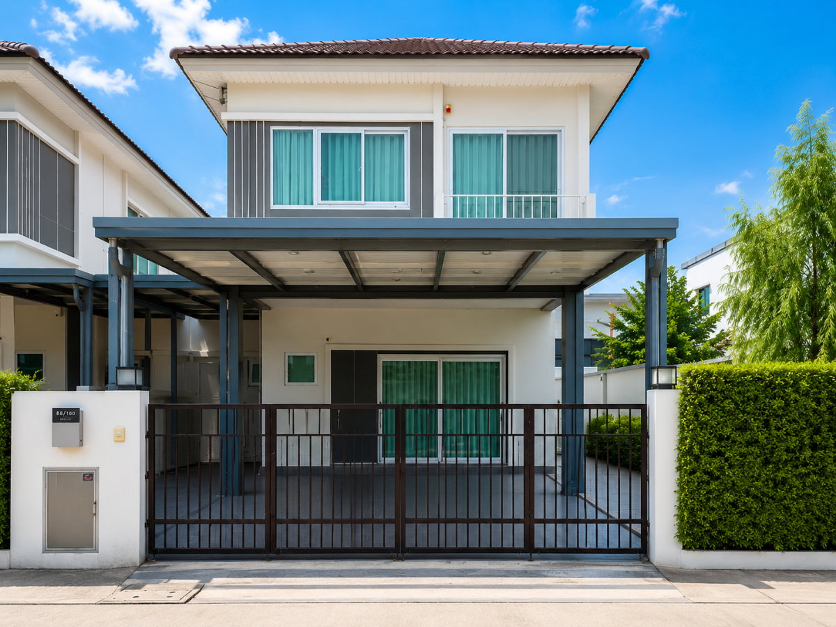 รูป ให้เช่าบ้านแฝด ม.ศุภาลัยพรีโม่ ทับมา ระยอง - รูปที่ 1/10