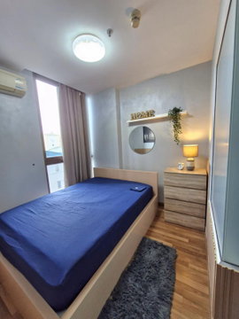 P-55432 Special Price for Rent Ideo Mix Sukhumvit 103 1 Bed 9th Floor City View Fully Furnished Near BTS Udom Suk Line: @easythaihome 085-592-2897