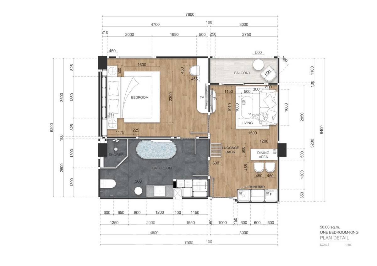 รูป คอนโด 1 ห้องนอน ขาย ที่ วินด์แฮม จอมเทียน พัทยา ชั้นต่ำ (ID 995445) - รูปที่ 3/5