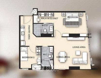 2-BR 89 Sqm On 17th Floor At Up Ekamai Near ARL Ramkhamhaeng (ID 3121138)