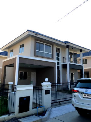 บ้านเดี่ยว การไฟฟ้าส่วนภูมิภาค สันทราย : 🏠ขายบ้านเดี่ยว 2 ชั้น พร้อมเฟอร์นิเจอร์ครบครัน กาญจน์กนกวิลล์ 17 สันทราย T.063-6649056