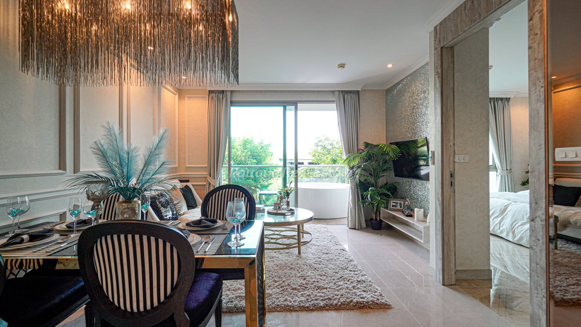 รูป 🛏️ 1 ห้องนอน - 🛁 1 ห้องน้ำ - 🏙️ Pool View - 🇹🇭 ชื่อไทย - 🏢 The Riviera Monaco Na-Jomtien - รหัส: RM38 - รูปที่ 3/13