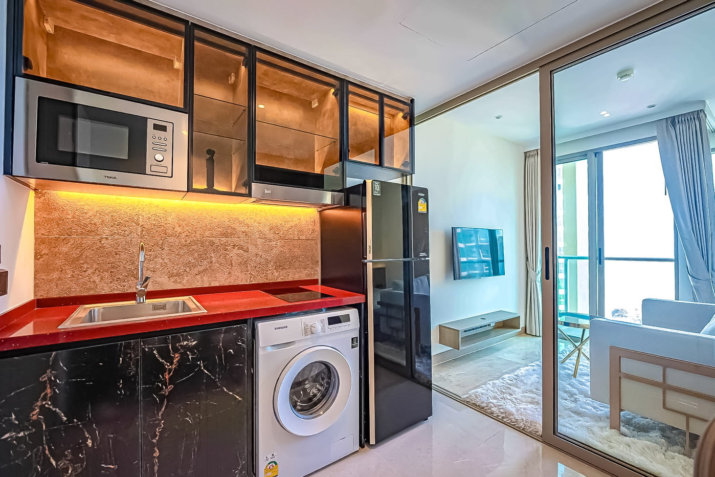 รูป The Riviera Ocean Drive Condo for Rent Studio Sea View - รูปที่ 3/7