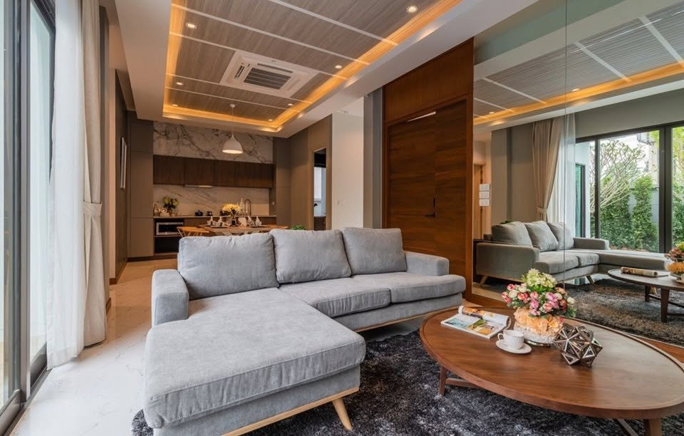 รูป 🔥 พูลวิลล่าหรู สไตล์ Modern Luxury | ปาล์มสปริงส์ พริวาโต้ (หางดง เชียงใหม่) T.063-6649056 - รูปที่ 6/12