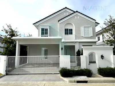 เช่าบ้านเดี่ยว มาร์เก็ต วิลเลจ สุวรรณภูมิ : ให้เช่าบ้านเดี่ยว 2 ชั้น ชัยพฤกษ์ บางนา กม.15 3 ห้องนอน 4 ห้องน้ำ