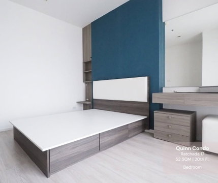 🏷️ P-9608 | Quinn Condo Ratchada : ควินน์ คอนโด รัชดา ห้องใหญ่ ใกล้ MRT สุทธิสาร 22,500 บ. | Line ID: @easycondoplus | 099-229-6397