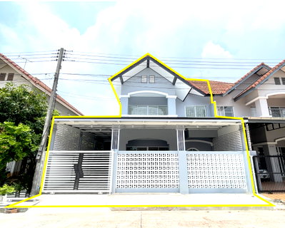 Twin houses for sale Pathumthani : Twin house for sale, AC House 3, Lam Luk Ka, Khlong Si, Pathum Thani.