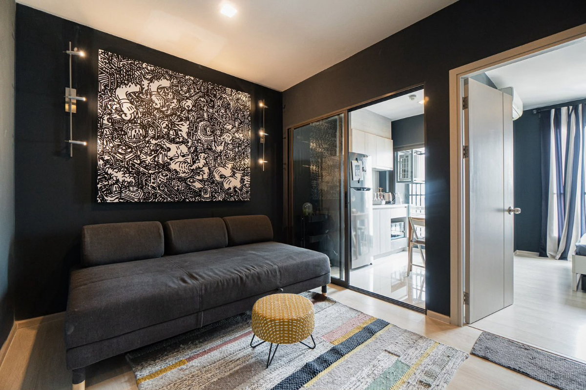 รูป *** (1 ห้องนอน) ให้เช่าคอนโด : ไลฟ์ สุขุมวิท 48 (Life Sukhumvit 48)*** ฟรี Wifi - รูปที่ 2/3