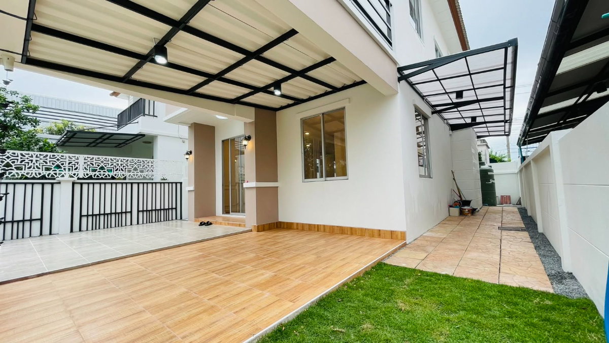 รูป บ้านหน้าสวน วิวโล่ง อยู่แล้วสบายใจ รีโนเวทใหม่ทั้งหลัง พร้อมเข้าอยู่ - รูปที่ 6/28