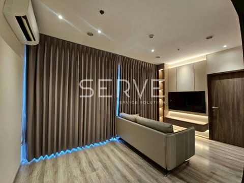 2 Beds Large Room City View Fully furnished Good Lacation Close ToMRT Phetchaburi 300 m. & Airport Link Makkasan 500 m.@ Ideo Mobi Asoke