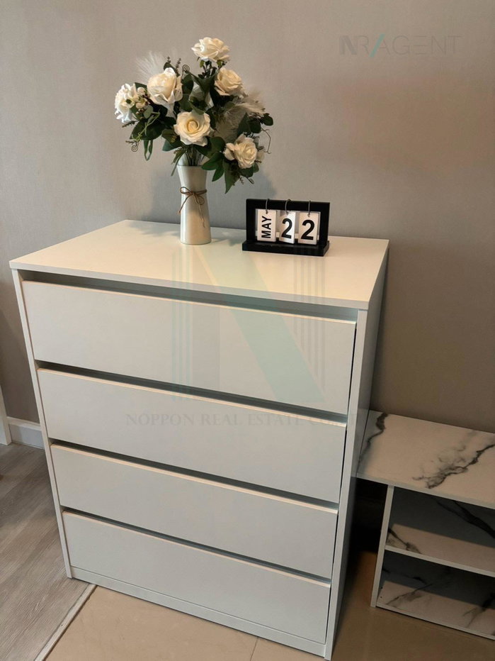 รูป ให้เช่าคอนโด เมโทรลักซ์ รัชดา อาคาร D ชั้น 5 1 ห้องนอน ขนาด 36 ตรม ใกล้ ตลาดเมืองไทยภัท - รูปที่ 5/8