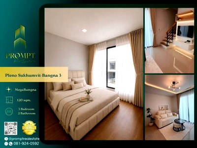 บ้านเดี่ยวให้เช่า : OP02164 - Pleno Sukhumvit-Bangna 3 : MegaBangna