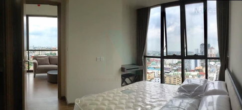 🚩 For rent condo THE LINE SUKHUMVIT 71 Building 1, Floor 16,2 bed room, Room size 61.00 sqm