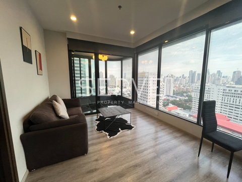 2 Beds Large Room High Fl. 20+ City View Fully furnished Good Lacation Close To MRT Phetchaburi 300 m. @ Ideo Mobi Asoke