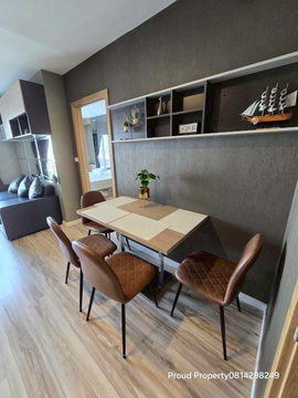 Selling at a loss! Plus Condo Korat, 33 sq m unit, selling with tenant for only 1.9 million baht. A great investment opportunity.