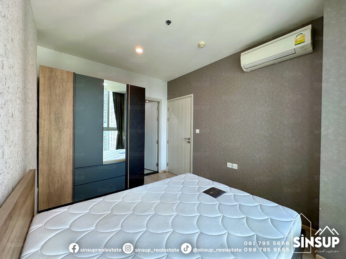 picture 🌆 For Rent | 𝐍𝐨𝐛𝐥𝐞 𝐑𝐞𝐯𝐨𝐥𝐯𝐞 𝐑𝐚𝐭𝐜𝐡𝐚𝐝𝐚 Spacious Combined Unit, 52 Sq.m. | 2 Bedrooms | Near MRT Thailand Cultural Centre - 6/21
