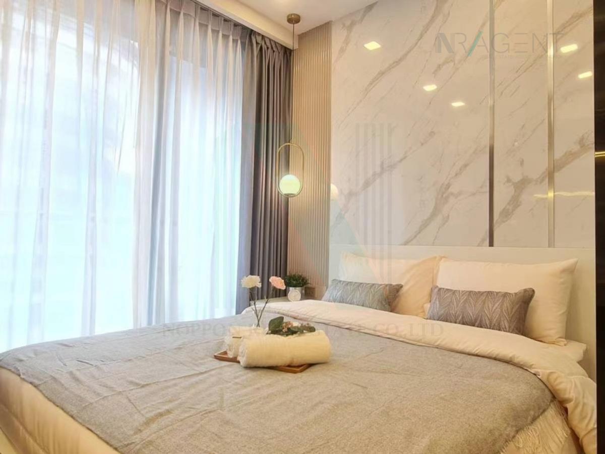 รูป 🎊 ให้เช่าคอนโด วันไนน์ไฟว์ อโศก-พระราม 9 อาคาร 1 ชั้น 35 1 ห้องนอน ขนาด 28 ตรม ใกล้ เซ็นทรัล พระราม 9 - รูปที่ 2/8