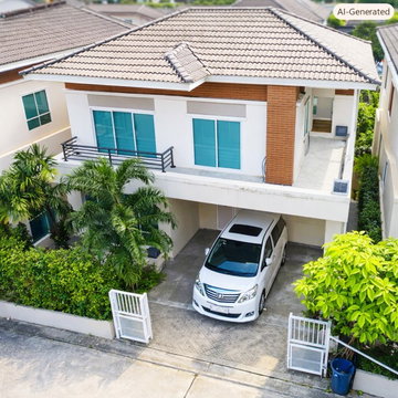 BTS Khu Khot 2.19 km. 2-storey detached house, 200 sq m, 49 sq m, Lam Luk Ka Khlong 2, 3 bedrooms, 3 bathrooms, Saphan Mai and Zeer Rangsit within no