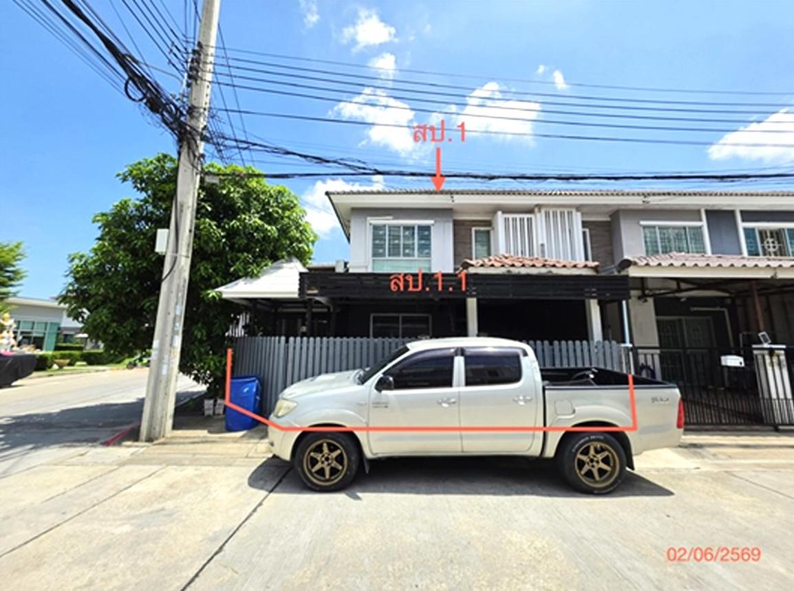 รูป ทาวน์เฮ้าส์ 28.7 ตร.วา พฤกษาวิลล์ 43 พระราม 5 - นครอินทร์ บางกรวย นนทบุรี 3.2M - รูปที่ 7/15