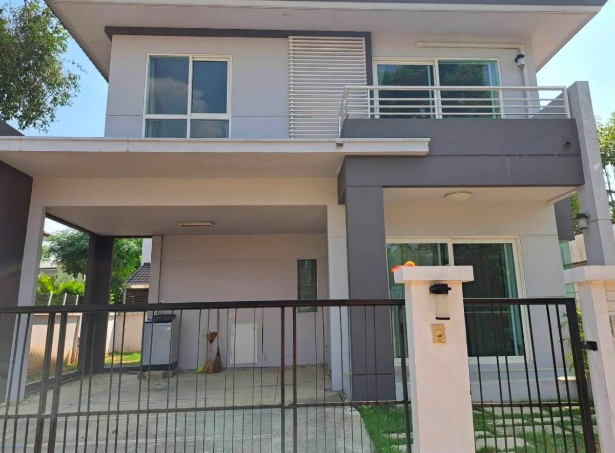 รูป 🏡 ให้เช่าบ้านเดี่ยว 2 ชั้น ในโครงการคุณภาพ สิ่งแวดล้อมดี ความปลอดภัยสูง ทำเลดีมาก เดินทางสะดวก ใกล้รวมโชค มีโชค โลตัส โฮมโปร โรงเรียนนานาชาติ - รูปที่ 1/16