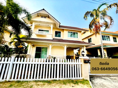 ขายบ้านเดี่ยว : 🏡ขายด่วน! บ้านนนนิภา(แม่โจ้) เฟส 2 ใกล้ ม.แม่โจ้ 3.09 ล้าน 📞 063-6649056