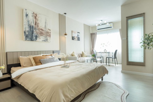 ME2500411 ขายห้องสวยแต่งใหม่ A Space สุขุมวิท 77 เฟอร์ครบ ใกล้ BTS อ่อนนุช