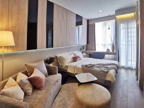 Park Origin Phayathai【𝐒𝐄𝐋𝐋 & 𝐑𝐄𝐍𝐓】🔥Beautifully decorated studio room, fully furnished, packed with cuteness!🔥 Contact Line ID: @hacondo