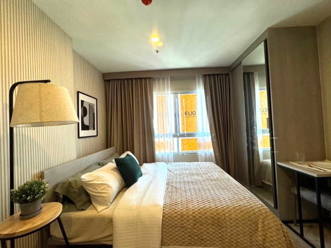 🏷️ P-9516 | Elio Sathorn - Wutthakat : เอลลิโอ สาทร-วุฒากาศ ห้องชั้นสูง วิวสระ ใกล้ BTS วุฒากาศ 12,000 บ. | Line ID: @easycondoplus | 099-229-6397