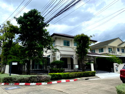บ้านเดี่ยวให้เช่า : 🏡✨ ให้เช่าบ้านเดี่ยวหลังมุม พร้อมอยู่ พฤกษ์ลดา 2 ท่าข้าม – พระราม 2 บ้านหลังมุม ต้นโครงการ ปรับปรุงใหม่ บรรยากาศเงียบสงบ
