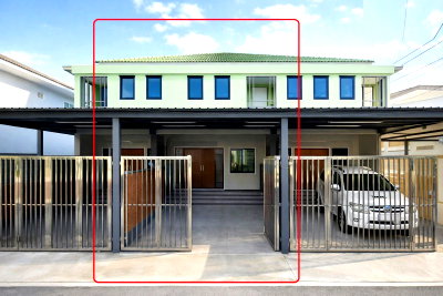 Townhouses for rent Boromarajonani College Of Nursing Noppharat Wachi : 2-story townhouse for rent, 2 bedrooms, MRT Ramintra 39, 1.5 km., 2 air conditioners, parking for 3 cars, 20 sq m., 150 sq m., Ram Inthra 35-45, MRT