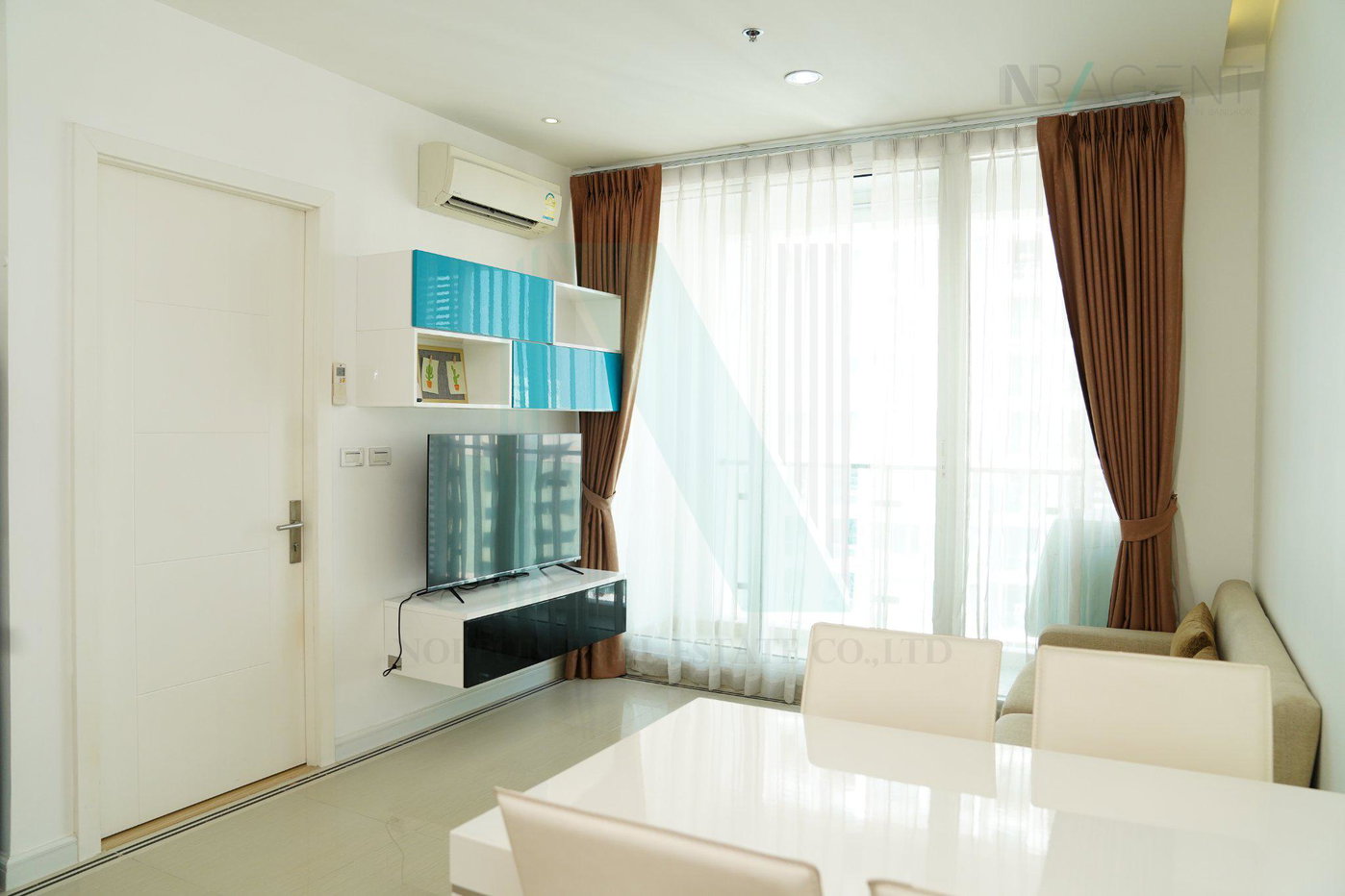 รูป 🚩 ให้เช่าคอนโด ทีซี กรีน พระราม 9 อาคาร D ชั้น 22 1 ห้องนอน ขนาด 40.00 ตรม ใกล้ เซ็นทรัล พลาซ่า พระราม 9 - รูปที่ 3/8