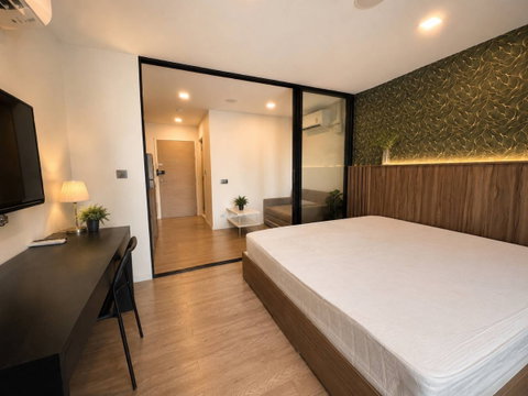  ห้องสวยพร้อมอยู่! Kave Town Space ติด Mingle Mall ข้าง ม.กรุงเทพ เฟอร์ฯครบ เครื่องใช้ไฟฟ้าครบ เข้าอยู่ได้ทันที ทักแชทหรือนัดดูห้องได้เลย