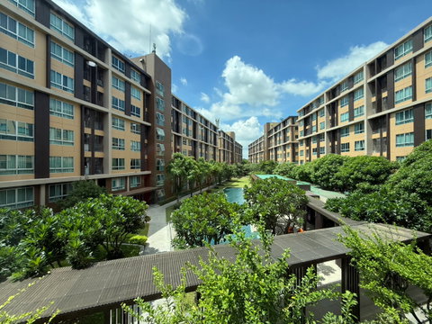 🛋️ dcondo Campus Resort Rangsit (ดีคอนโด แคมปัส รีสอร์ท รังสิต) เฟส1 7,500 / เดือน สัญญา 2 ปี ชั้น 3 ตึก D ทักไลน์ @802dkhwu ตอบเร็ว นัดดูห้องได้