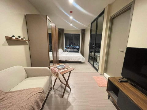 PFD-08878 Condo for rent, Life Asoke Hype, beautifully decorated, fully furnished, ready to move in, near MRT Rama 9 & Airport Rail Link Makkasan 🏙️✨