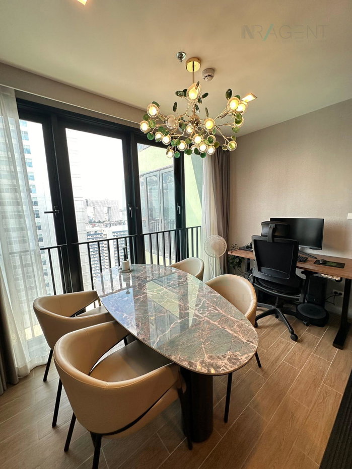 รูป 🚩 ให้เช่าคอนโด เดอะ ไลน์ พหลโยธิน พาร์ค อาคาร B ชั้น 28 Duplex 2 ห้องนอน ขนาด 80 ตรม ใกล้ Lotus ลาดพร้าว - รูปที่ 3/8