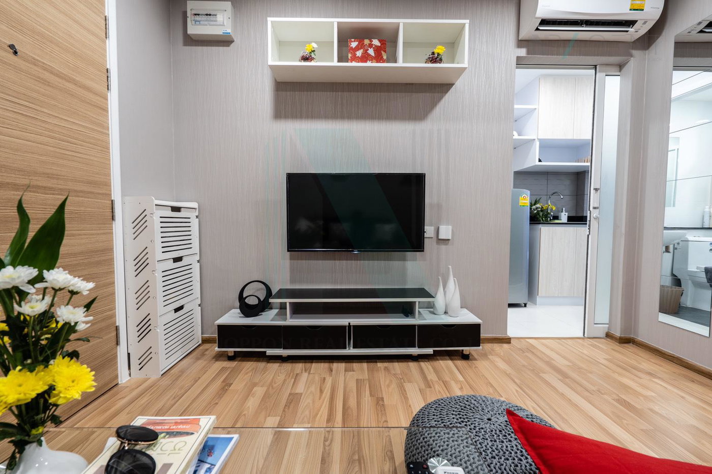 รูป ให้เช่าคอนโด กรีน วิลล์ คอนโด สุขุมวิท 101 อาคาร A ชั้น 4 1 ห้องนอน ขนาด 33.00 ตรม ใกล้ โรงพยาบาลสัตว์สุขุมวิท-ปุณณวิถี - รูปที่ 6/8